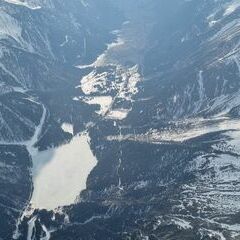 Flugwegposition um 14:01:13: Aufgenommen in der Nähe von 39030 Rasen-Antholz, Autonome Provinz Bozen - Südtirol, Italien in 3800 Meter